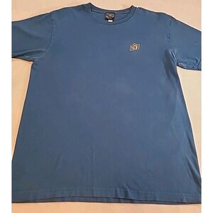 Santa Cruz Skateboard T Shirt Mens Medium Blue Short Sleeve Logo‎